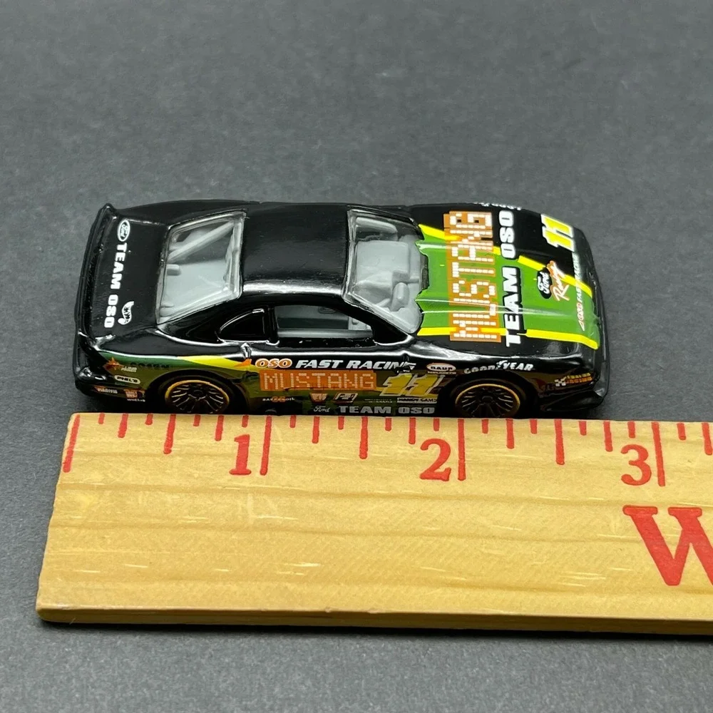 Hot Wheels Team OSO '97 1997 Ford Mustang Cobra Car Black Diecast 1:64 Loose